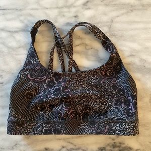 Lululemon sports bra (pink grey black)